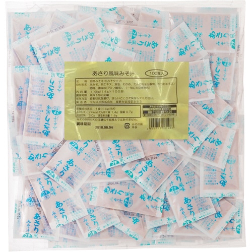 マルコメ 業務用 生みそ汁 あさり風味 1セット(600食:100食×6パック)