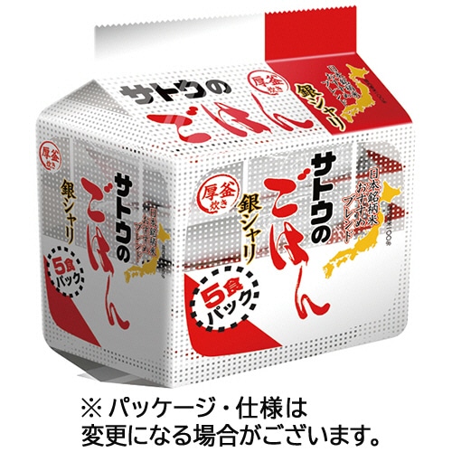 サトウ食品 サトウのごはん 銀シャリ 200g 1セット(20食:5食×4パック)