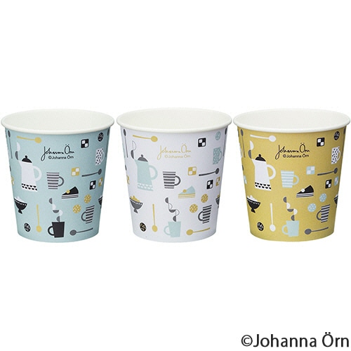 TANOSEE 紙コップ Fika(フィーカ) ソコビロ 230ml(8オンス) 1セット(400個:80個×5パック)