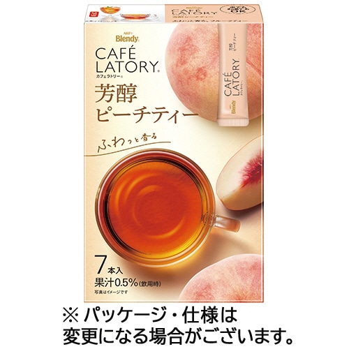 味の素AGF ブレンディ カフェラトリー スティック 芳醇ピーチティー 1セット(42本:7本×6箱)
