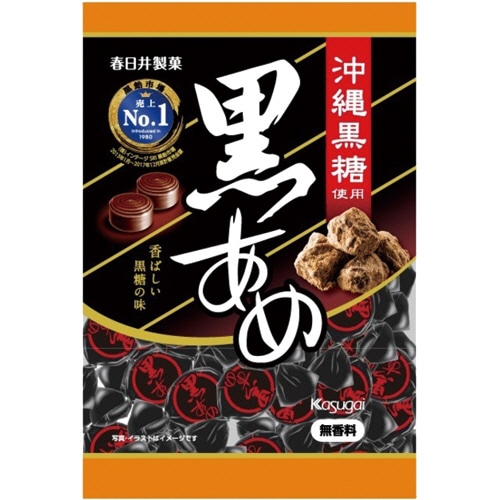 春日井製菓 黒あめ 134g/袋 1セット(6袋)