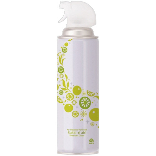 アース製薬 トイレの消臭スプレー スッキーリエア! プレミアムシトラスの香り 350mL 1セット(3本)