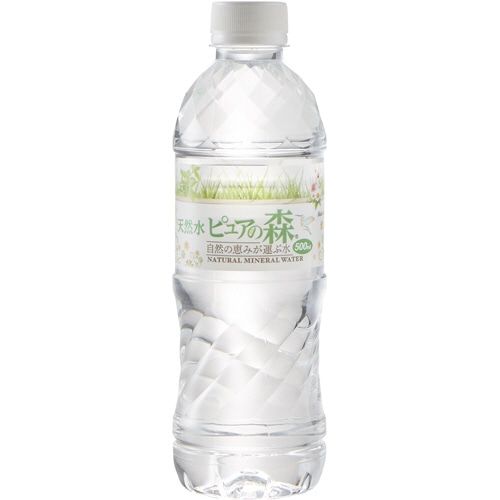 ビクトリー 天然水ピュアの森 500ml ペットボトル 1セット(48本:24本×2ケース)