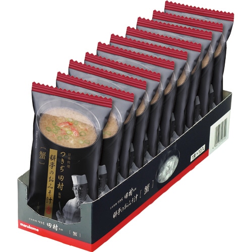 マルコメ つきぢ田村監修 料亭のお味噌汁 蟹汁 1セット(10食)