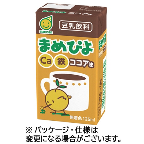 マルサンアイ まめぴよ ココア味 125mL 紙パック 1ケース(24本)