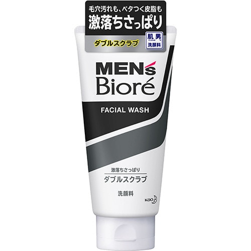 花王 メンズビオレ ダブルスクラブ洗顔 130g 1セット(6本)