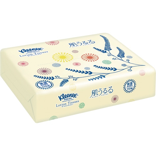 日本製紙クレシア クリネックス ローションティシューソフトパック 肌うるる 110組/個 1パック(5個)