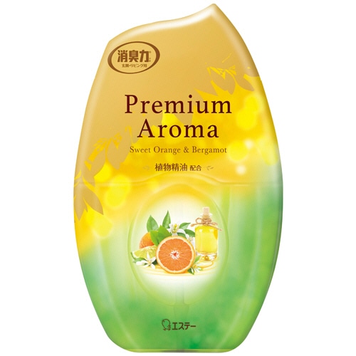 エステー お部屋の消臭力 Premium Aroma スイートオレンジ&ベルガモット 400mL 1セット(3個)