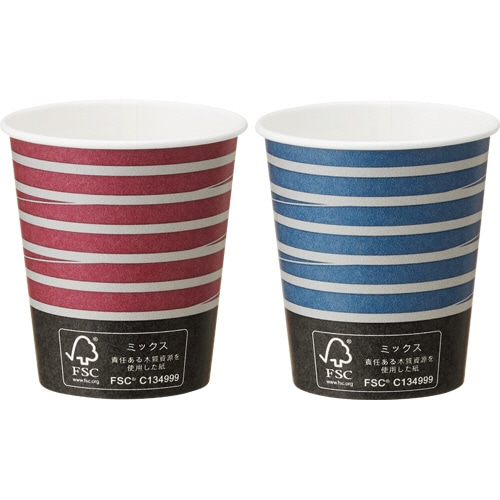 TANOSEE 紙コップ TSUMUGI(ツムギ) 205mL(7オンス) 1セット(400個:80個×5パック)