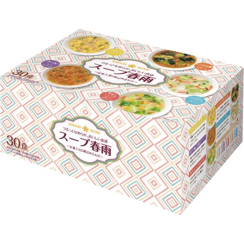 ひかり味噌 スープ春雨 定番5種詰め合わせ 1セット(60食:30食×2パック)