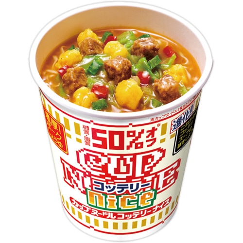 日清食品 カップヌードル コッテリーナイス 濃厚 ポークしょうゆ 57g 1ケース(12食)