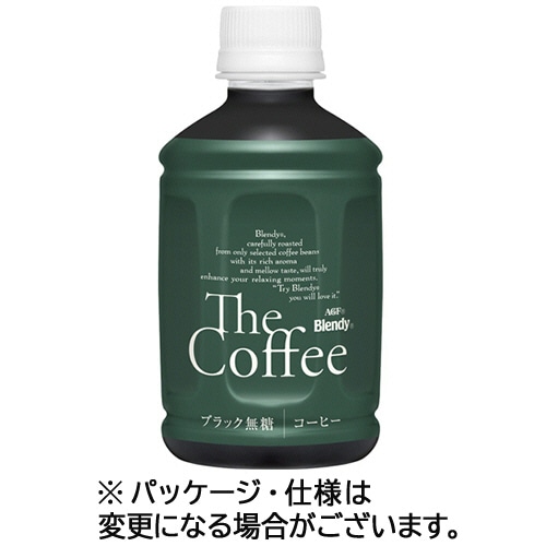 味の素AGF ブレンディ ボトルコーヒー ザ・コーヒー 280ml ペットボトル 1ケース(24本)