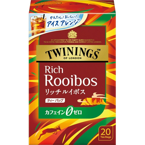 片岡物産 トワイニング リッチルイボス 1セット(60バッグ:20バッグ×3箱)