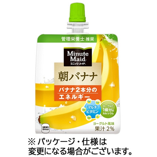 コカ・コーラ ミニッツメイド 朝バナナ 180g 1ケース(24パック)