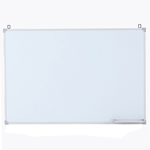 TANOSEE 壁掛け用ホーローホワイトボード 無地 900×600mm タテ・ヨコ兼用 1枚