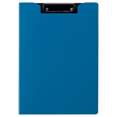 TANOSEE クリップファイル A4タテ ブルー 1枚
