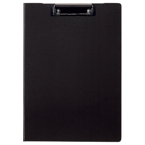 TANOSEE クリップファイル A4タテ ブラック 1枚