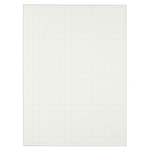 TANOSEE 模造紙(プルタイプ) 詰替用 788×1085mm 50mm方眼 再生ホワイト 1セット(60枚:20枚×3本)