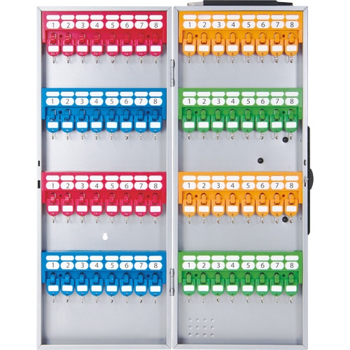 カール事務器 キーボックス 64個吊 シルバー CKB-64-S 1個