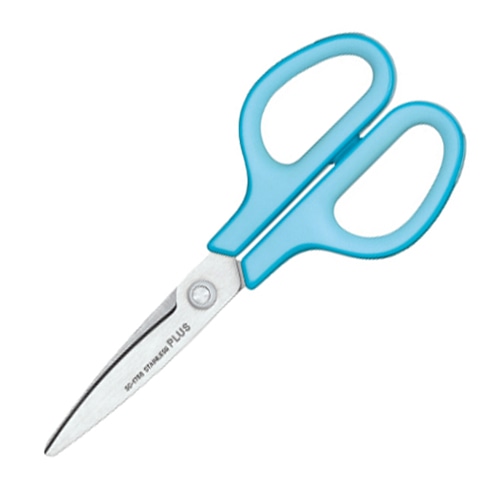 プラス フィットカットカーブ スタンダード 対称 刃渡り65mm ブルー SC-175S 1本