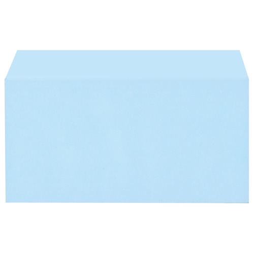 キングコーポレーション ソフトカラー封筒 のり付 洋0(洋長3) 100g/m2 アクア 162030 1パック(100枚)