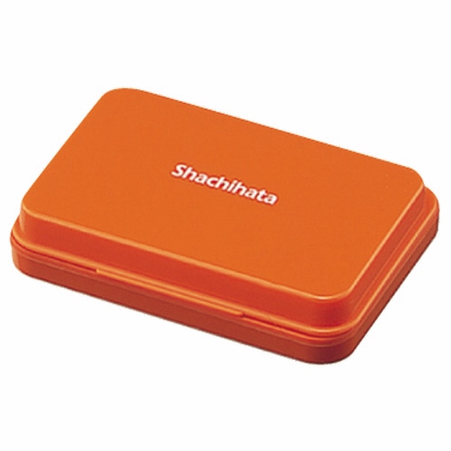 シヤチハタ スタンプ台 小形 朱色 HGN-1-OR 1個