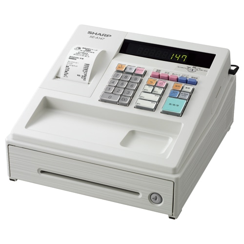シャープ 電子レジスタ ホワイト XE-A147-W 1台