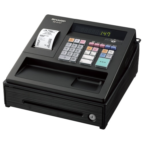 シャープ 電子レジスタ ブラック XE-A147-B 1台