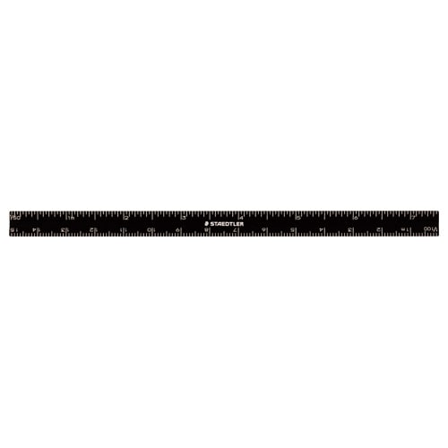 ステッドラー 高精度三角スケール スリム 15cm マットブラック 561 7-9 1個