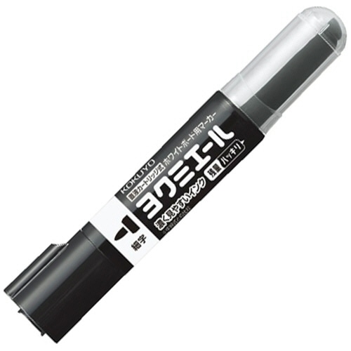 コクヨ ホワイトボード用マーカー ヨクミエール 細字・丸芯 黒 PM-B501ND 1本