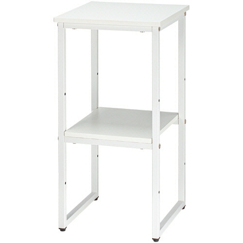 サンキョーファニチャー コンパクトラック 幅350×奥行350×高さ720mm ホワイト SKCR-350WH2 1台