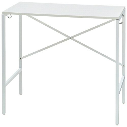 アスカ　シンプルデスク　幅８００×奥行４００×高さ７２０ｍｍ　ホワイト　ＳＤＫ８０Ｗ　１台