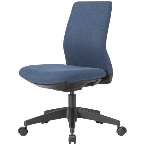 中央可鍛工業　ｃｏｔｔｅチェア　ローバック　肘なし　背・座：ネイビー　ＬＣ－１００（ＮＶ）　１脚