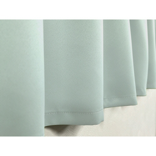 ユニベール　防炎　１級遮光　ドレープカーテン　ベルーイ　幅１０００×長さ１５００ｍｍ　ブルー　１パック（２枚）