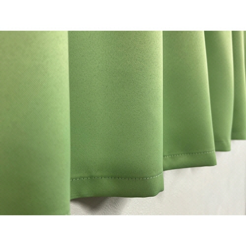 ユニベール　防炎　１級遮光　ドレープカーテン　ベルーイ　幅１０００×長さ１５００ｍｍ　グリーン　１パック（２枚）