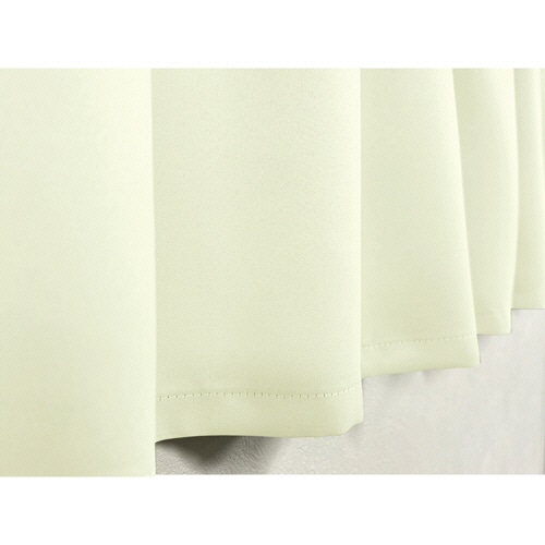 ユニベール　防炎　１級遮光　ドレープカーテン　ベルーイ　幅１０００×長さ１５００ｍｍ　オフホワイト　１パック（２枚）