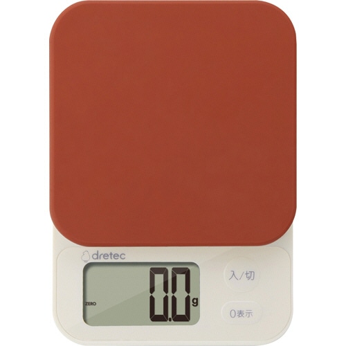 ドリテック デジタルスケール ブランジェ 2kg ブラウン KS-716BR 1台