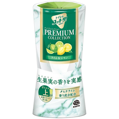 アース製薬 トイレのスッキーリ! プレミアムコレクション ライム&レモン 400mL 1個