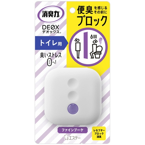エステー 消臭力 DEOX トイレ用 ファインブーケ 本体 6ml 1個