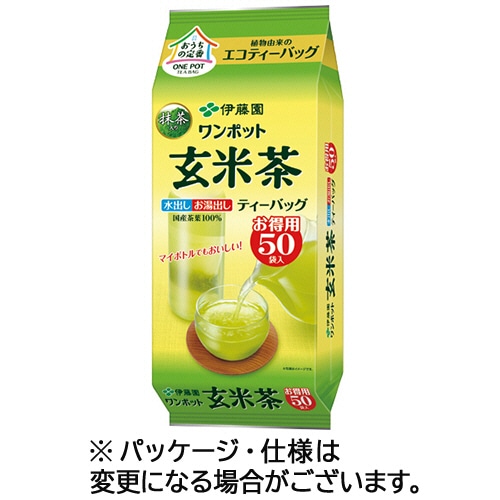 伊藤園 ワンポットエコティーバッグ 玄米茶 1袋(50バッグ)
