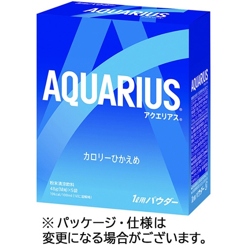 コカ・コーラ アクエリアス パウダー 48g(1L用) 1箱(5袋)