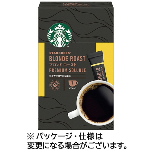ネスレ スターバックス プレミアム ソリュブル ブロンドロースト 1箱(7本)