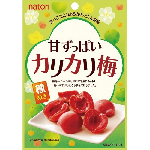 なとり 甘ずっぱいカリカリ梅 25g 1パック