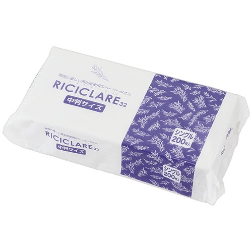 大黒工業 ペーパータオル リチクラーレ32 中判 200枚 1パック