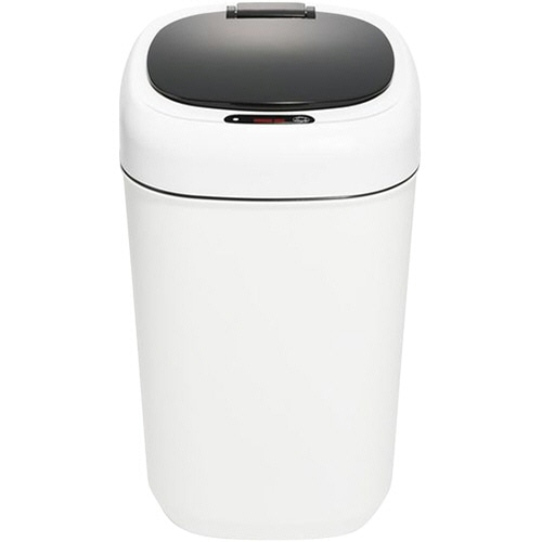 オーム電機 センサー付電子ペール 9L ホワイト JIM-SEP09S-W 1台