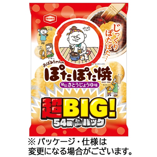 亀田製菓 ぽたぽた焼 超BIGパック 1パック(54枚)