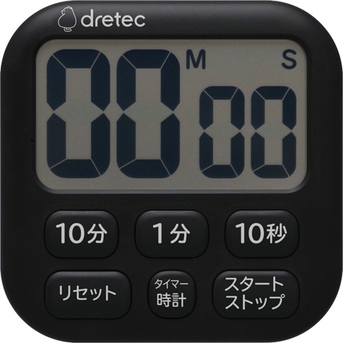 ドリテック 抗菌タイマー ポポラ6 ブラック T-692BK 1個