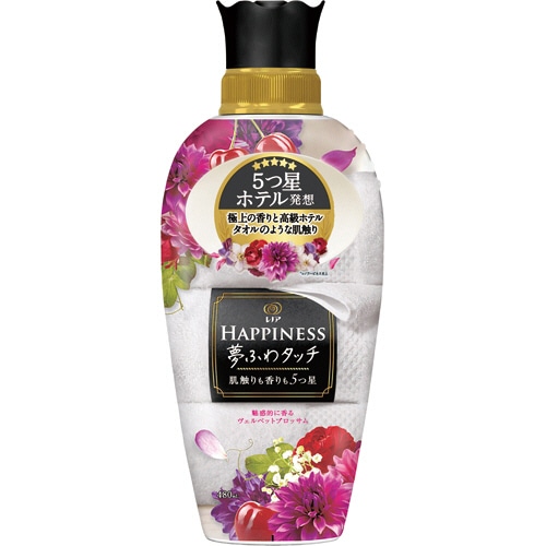 P&G レノアハピネス 夢ふわタッチ 魅惑的に香るヴェルベットブロッサム 本体 480ml 1本