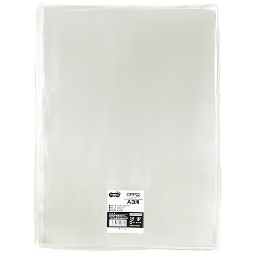 ＴＡＮＯＳＥＥ　ＯＰＰ袋　フラット　Ａ３用　３１０×４３０ｍｍ　１セット（１０００枚：５００枚×２パック）