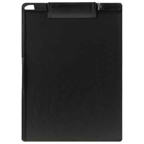 TANOSEE クリップボード A4タテ ブラック 1セット(10枚)